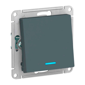 Выключатель проходной Schneider Electric AtlasDesign ATN000763 1 клавиша с подсветкой грифель