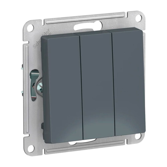 Выключатель Schneider Electric AtlasDesign ATN000731 3 клавиши грифель