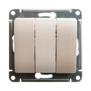 Выключатель Schneider Electric Glossa GSL000631 3 клавиши перламутр