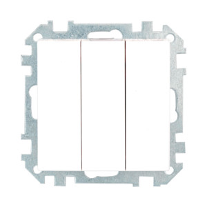 Выключатель Bylectrica Стиль С0510-529 3 клавиши белый