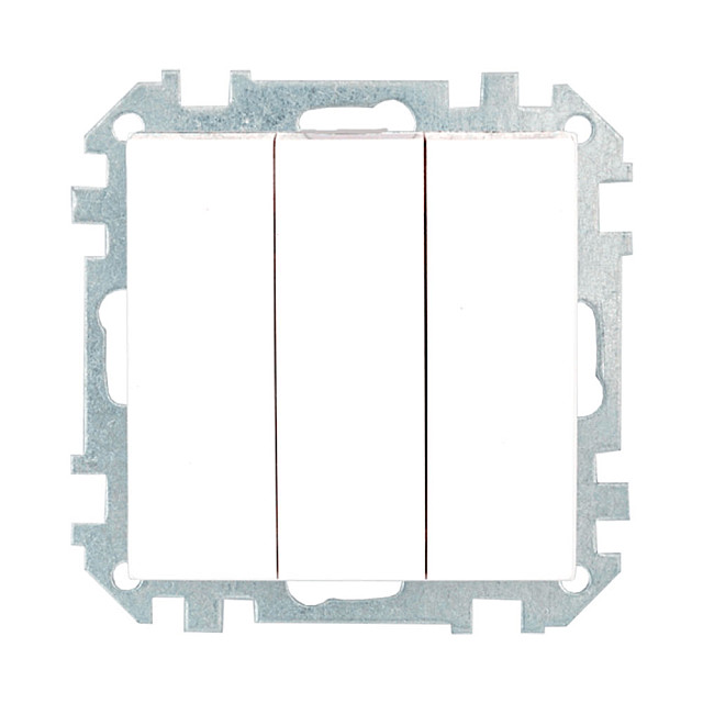 Выключатель Bylectrica Стиль С0510-529 3 клавиши белый