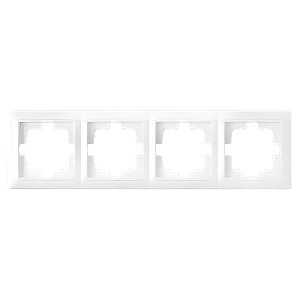 Рамка Bylectrica Стиль ЮЛИГ.735212.217 4-местная белая