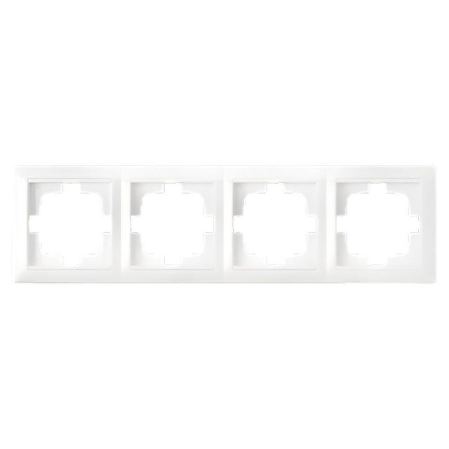 Рамка Bylectrica Стиль ЮЛИГ.735212.217 4-местная белая