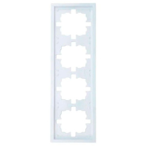 Рамка Lezard Zima 704-0200-149 4 поста белая