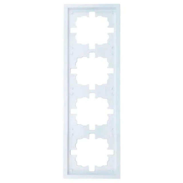Рамка Lezard Zima 704-0200-149 4 поста белая
