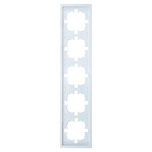 Рамка Lezard Zima 704-0200-150 5 постов белая