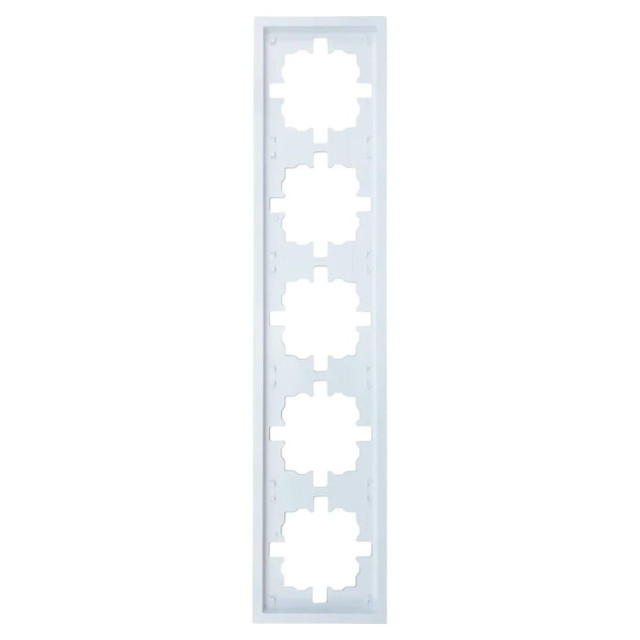 Рамка Lezard Zima 704-0200-150 5 постов белая