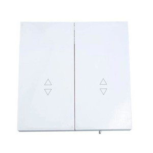 Выключатель проходной Lezard Zima 704-0288-106QC 2 клавиши безвинтовой зажим/клемма белый