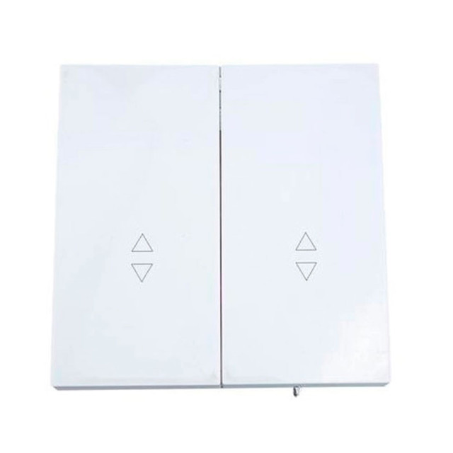 Выключатель проходной Lezard Zima 704-0288-106QC 2 клавиши безвинтовой зажим/клемма белый