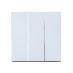 Выключатель Lezard Zima 704-0288-109QC 3 клавиши безвинтовой зажим/клемма белый