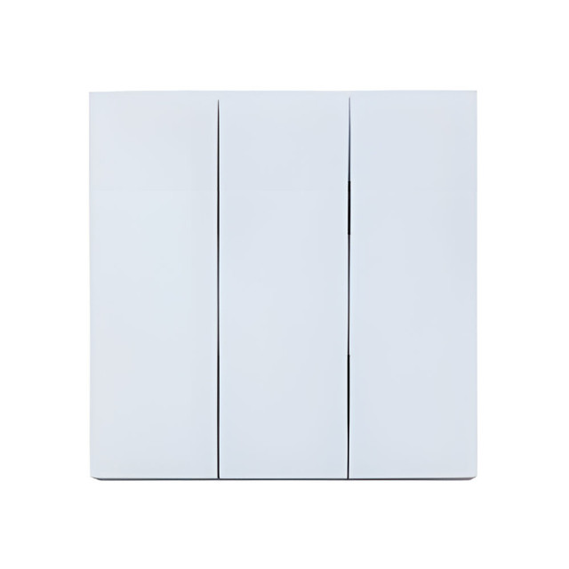 Выключатель Lezard Zima 704-0288-109QC 3 клавиши безвинтовой зажим/клемма белый