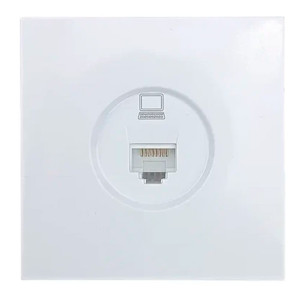 Розетка компьютерная Lezard Zima 704-0288-139 1 гнездо белый