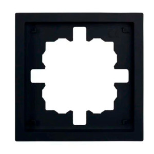 Рамка Lezard Zima 704-4200-146 1 пост черный бархат