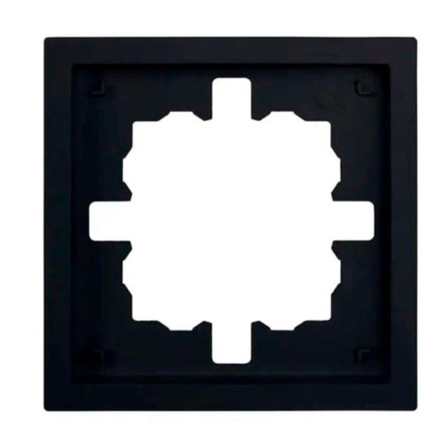 Рамка Lezard Zima 704-4200-146 1 пост черный бархат