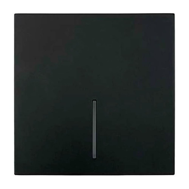 Выключатель Lezard Zima 704-4288-111QC 1 клавиша безвинтовой зажим/клемма черный бархат