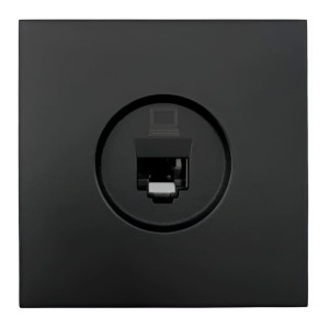 Розетка компьютерная Lezard Vesna 704-4288-139 черный бархат