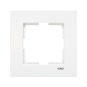 Рамка Viko Karre 90960200 1 пост белая