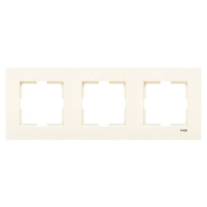 Рамка Viko Karre 90960212 3 поста универсальная кремовый