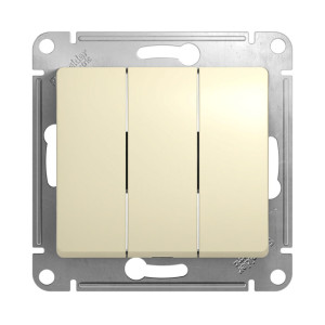 Выключатель Schneider Electric Glossa GSL000231 3-клавишный