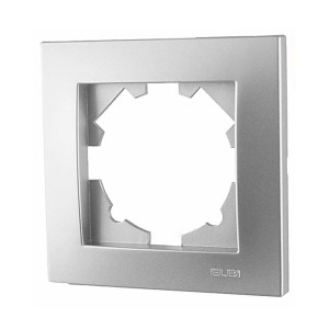 Рамка EL-BI Vega 510-011000-271 1 пост серебро