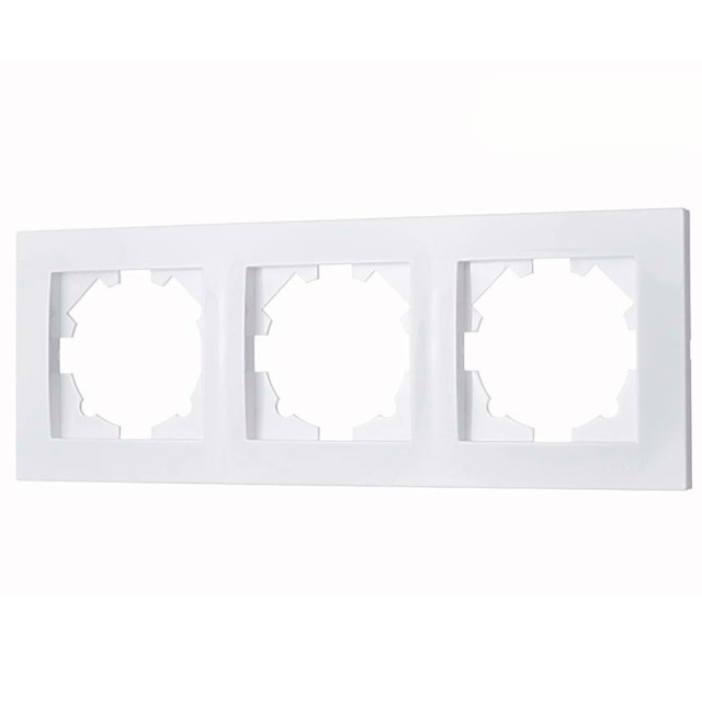 Рамка EL-BI Vega 510-015600-227 3 поста белоснежная