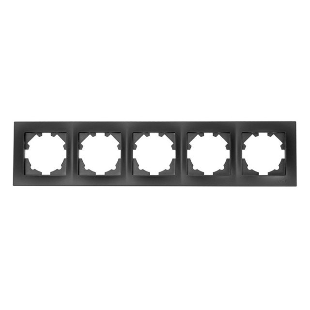 Рамка EL-BI Vega 510-014800-250 5 постов вантаблэк