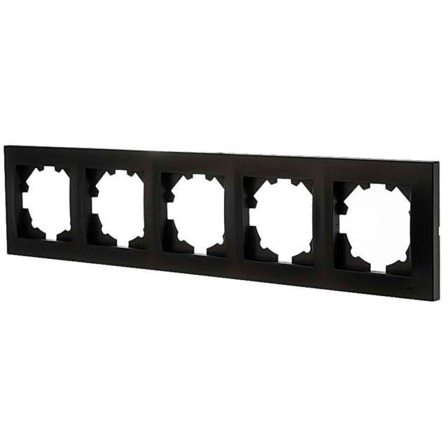 Рамка EL-BI Vega 510-014800-250 5 постов вантаблэк