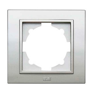 Рамка EL-BI Zena 608-011000-271 1 пост серебро
