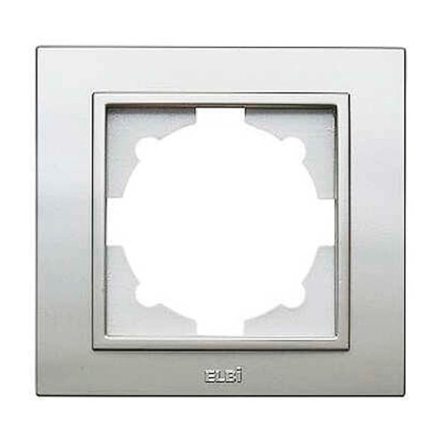 Рамка EL-BI Zena 608-011000-271 1 пост серебро