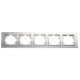 Рамка EL-BI Zena 500-011000-250 5 постов серебро