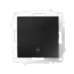 Выключатель проходной EL-BI Zena-Vega 609-014800-209 1 клавиша вантаблэк