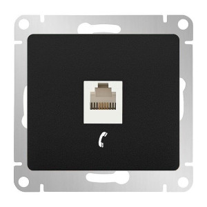 Розетка телефонная Schneider Electric Glossa GSL000781T антрацит