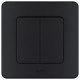 Выключатель двухклавишный Legrand Inspiria 673623 антрацит