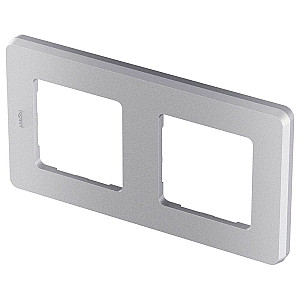Рамка Legrand Inspiria 673942 2 поста алюминий