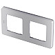 Рамка Legrand Inspiria 673942 2 поста алюминий