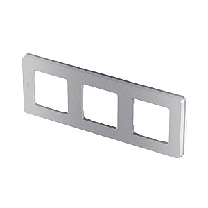Рамка Legrand Inspiria 673952 3 пост алюминий