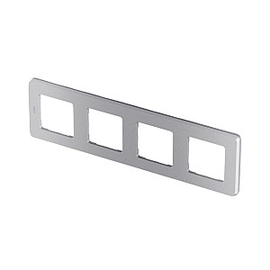 Рамка Legrand Inspiria 673962 4 поста алюминий