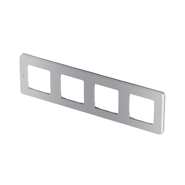 Рамка Legrand Inspiria 673962 4 поста алюминий