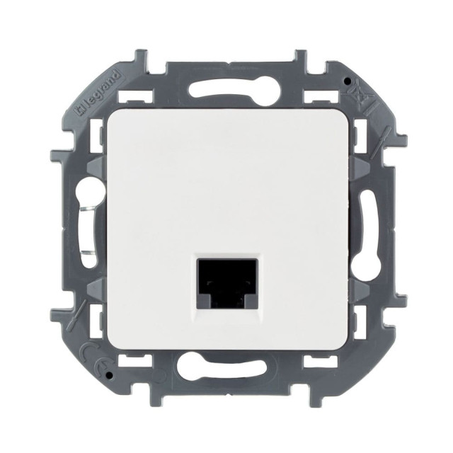 Розетка Legrand Inspiria 673825 1*RJ-45 UTP CAT5E белый