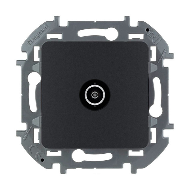 Розетка TV Legrand Inspiria 673853 звезда 1.5дБ антрацит