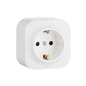 Розетка Legrand Quteo 782211 2P+E белый