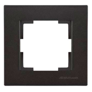 Рамка Mutlusan Rita 2220-800-1184 1 пост черный