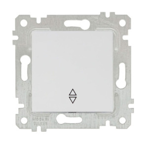 Переключатель Mutlusan Rita 2200-403-0101 1 клавиша 10А белый