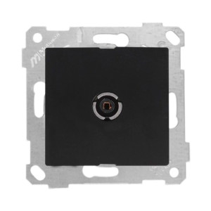 Розетка TV Mutlusan Rita 2200-171-0184 оконечная черный матовый