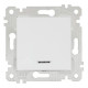 Выключатель проходной Mutlusan Rita 2200-408-0101 1 клавиша белый
