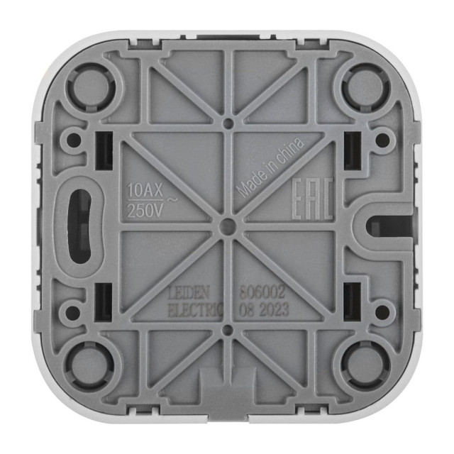 Выключатель Leiden Electric Bailly 806002 2 клавиши белый