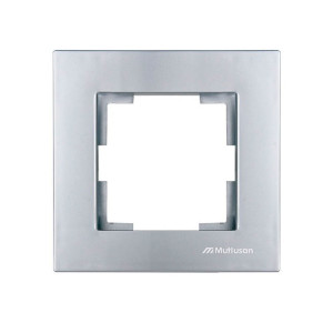 Рамка Mutlusan Rita 2220-800-1182 1 пост нержавеющая сталь