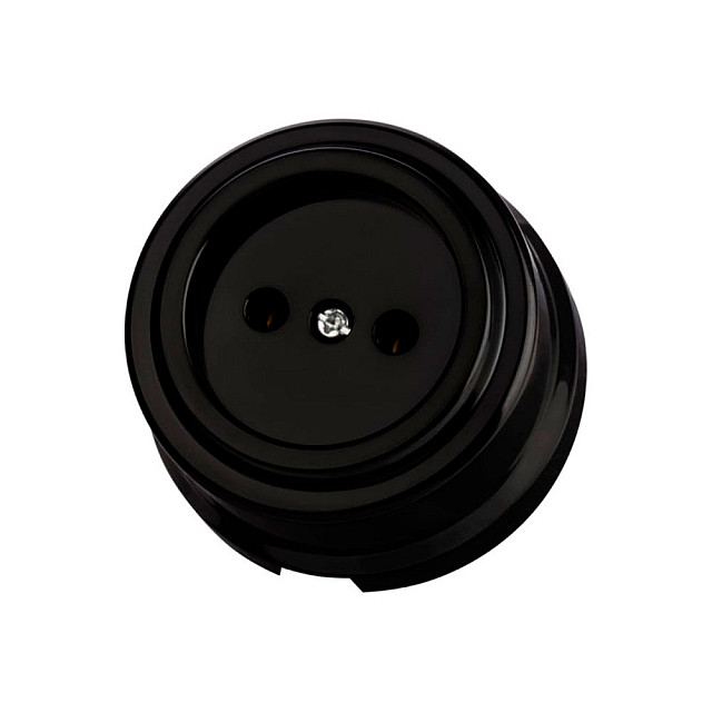 Розетка TDM Electric Виви SQ1820-1211 2П 10А 250В черная