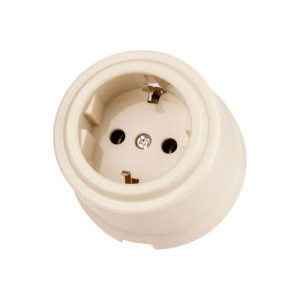 Розетка TDM Electric Виви SQ1820-1317 2П+З 16А 250В слоновая кость
