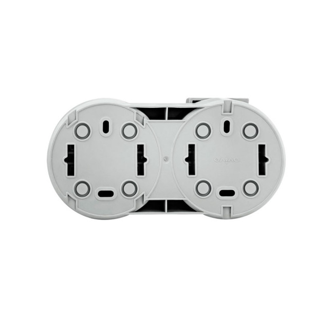 Блок Ovivo Xone 406-240000-923 выключатель 1 клавиша + розетка с заземлением с крышкой серый